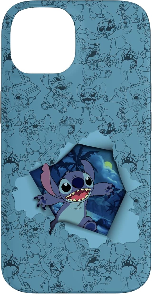 Detalle 2 de Coque iPhone 13 Lilo & Stitch Tropical Breakout