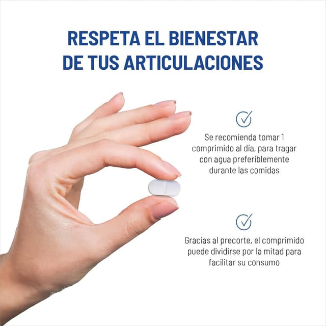 Detalle 2 de Equilibra Suplemento de Huesos con Glucosamina, Calcio y Vitamina D3 🦴