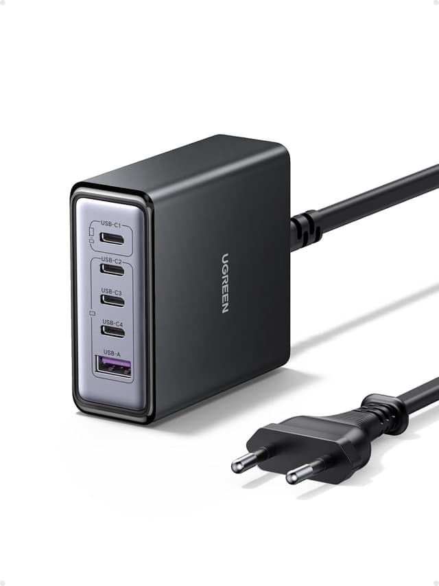 Detalle de UGREEN Zapix 65W chargeur USB-C à 5 ports