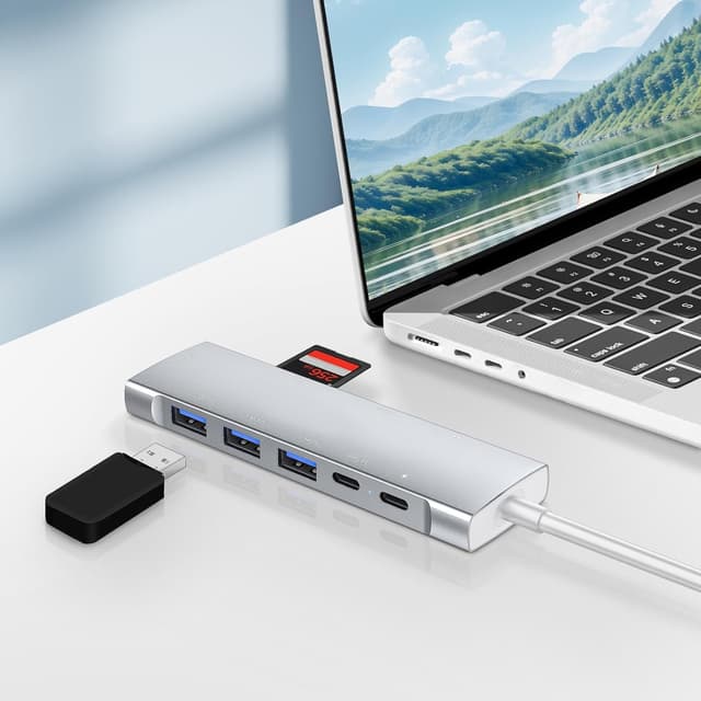 Detalle 2 de USB-C Hub 9-in-1 für iPad Pro 13 Zoll