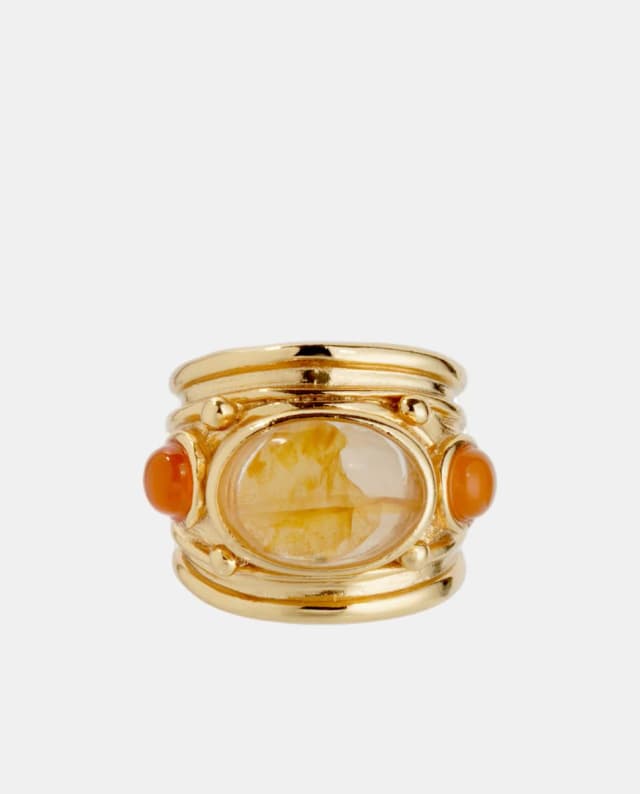 Detalle de GAS Bijoux Anillo Simone con piedras 💍