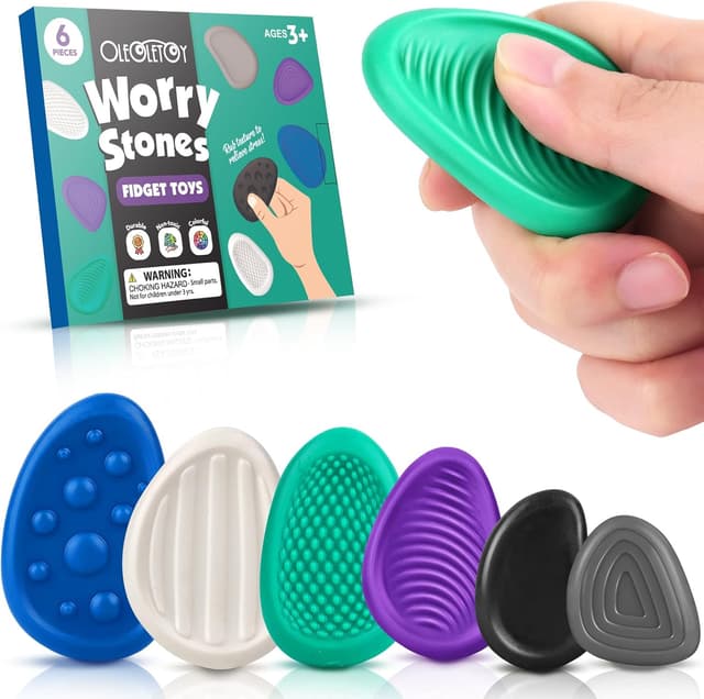 Detalle de Fidget Toys Adults Sensory Stone 6pcs