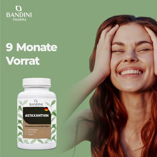 Detalle 2 de Bandini Pure Astaxanthin 8 mg, 270 Kapseln