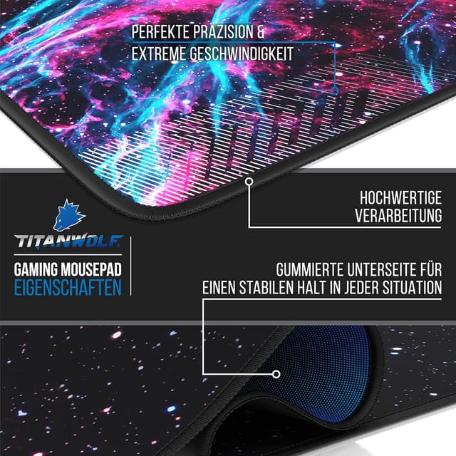 Thumbnail 2 de CSL Titanwolf 1200x600 mm XXL Mauspad