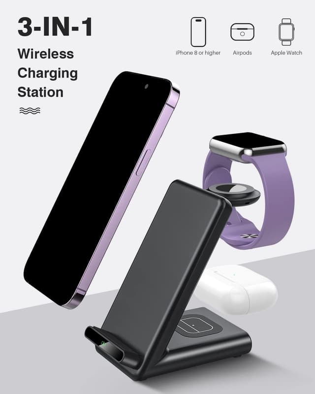 Detalle de Wireless Charging Station 3-in-1