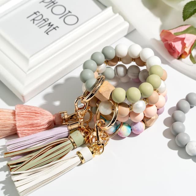 Detalle 2 de Schlüsselanhänger Armband CHUQING mit Silikon