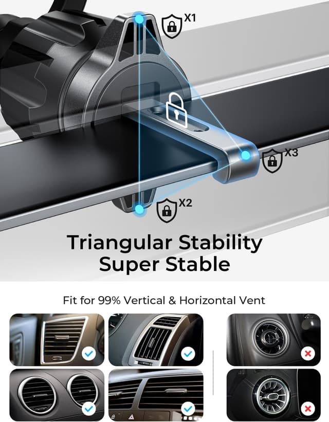 Thumbnail 6 de LISEN MagSafe Car Mount 2026 for iPhone