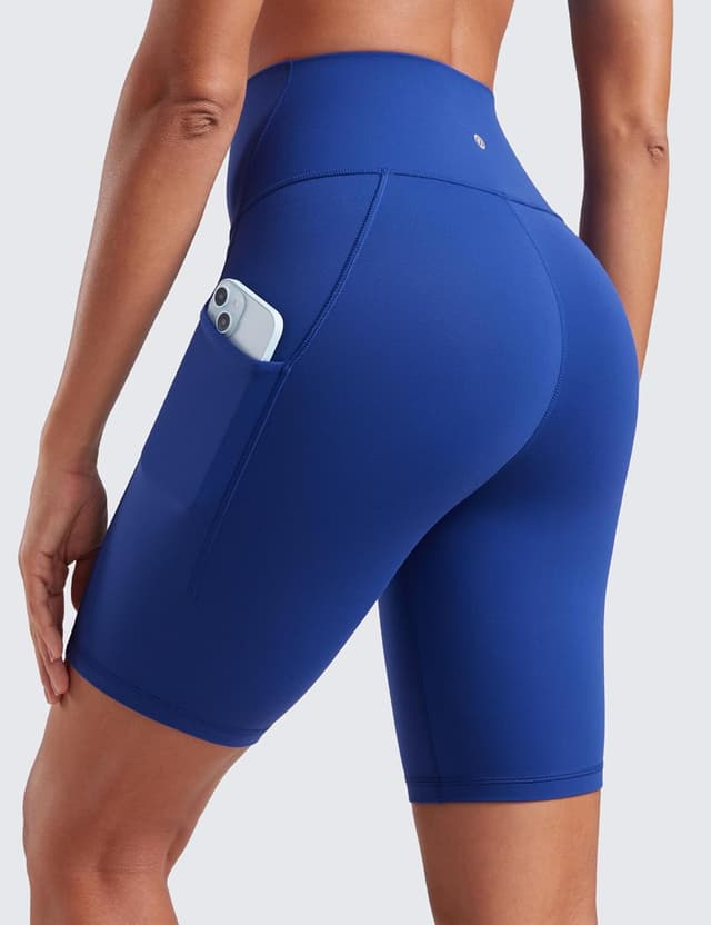 Detalle 2 de CRZ YOGA Femme Butterluxe Short de motard taille haute avec poches latérales (13–20 cm)