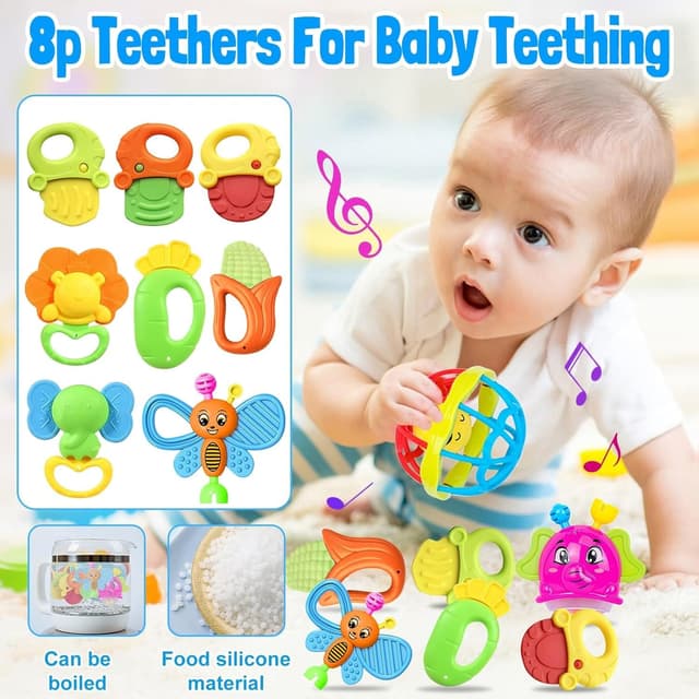 Thumbnail 3 de Baby Rattles 16-piece set