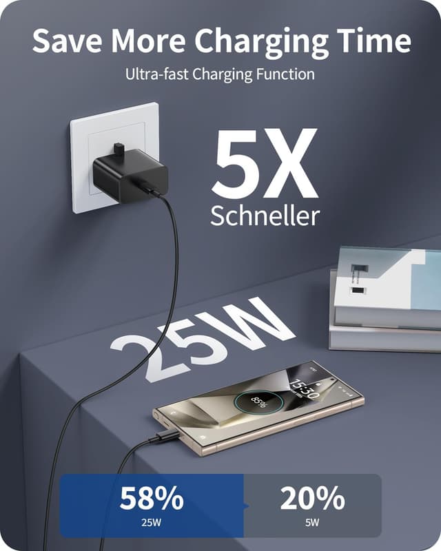 Thumbnail 6 de 25W USB C Super Fast Charger for Samsung
