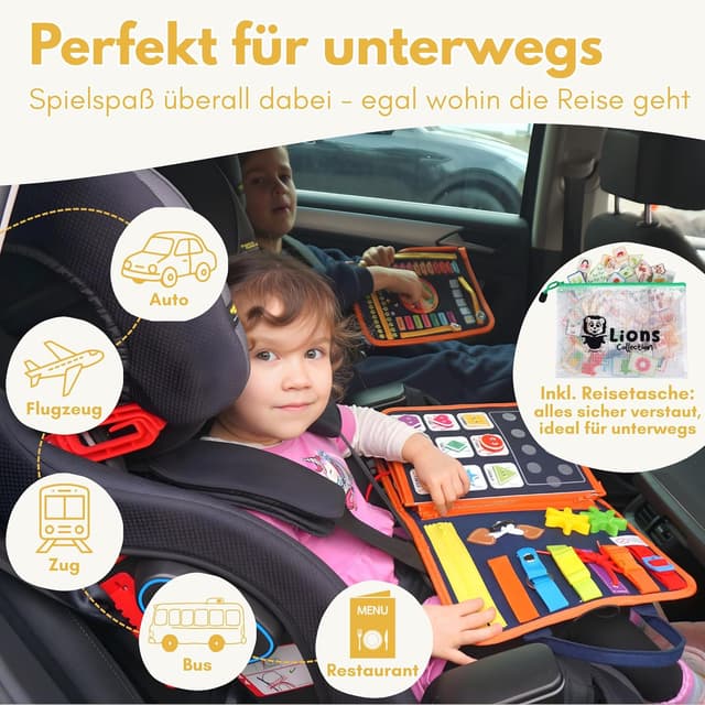 Thumbnail 4 de Lion’s Collection Montessori Busy Board Deutsch ab 3 Jahre