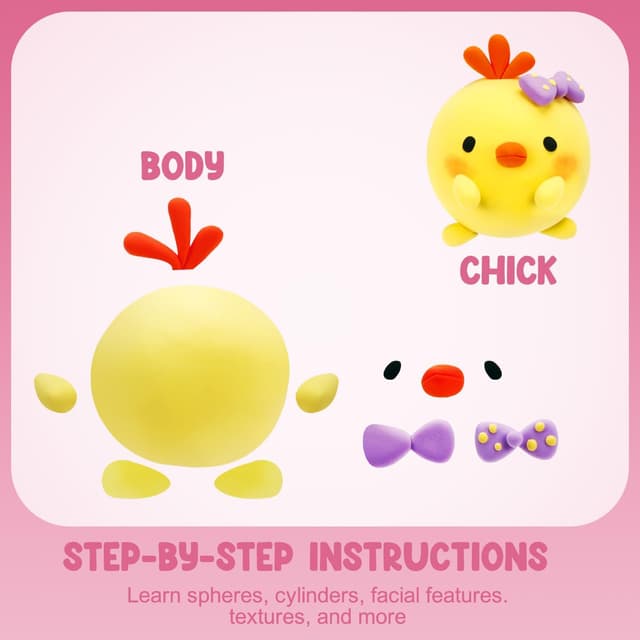 Detalle de LOUFOR Air Dry Clay Kits for Kids (12 DIY Boxes) with Tools & Tutorials