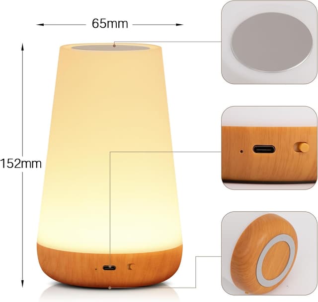 Thumbnail 5 de Ledivion Night Light 13‑colour touch lamp 🛋