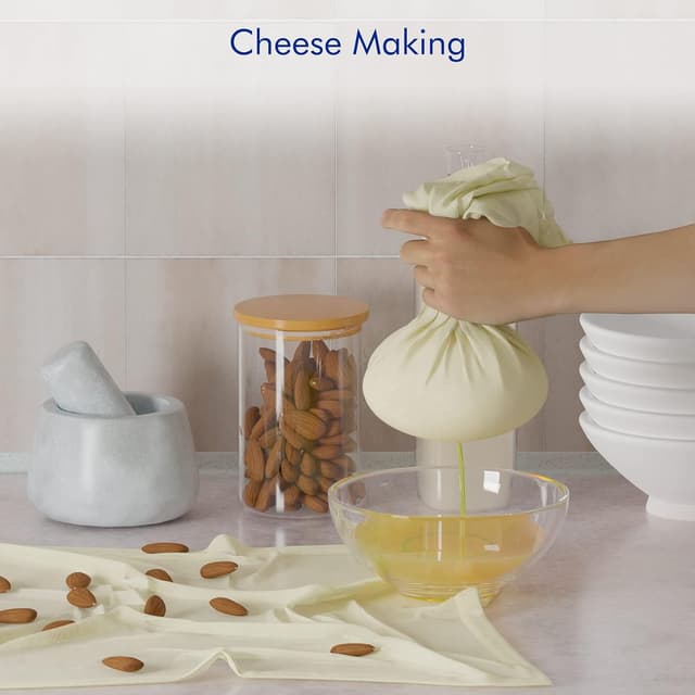 Detalle de Reusable Cheesecloth 20x20 Inch, Grade 100 🧾