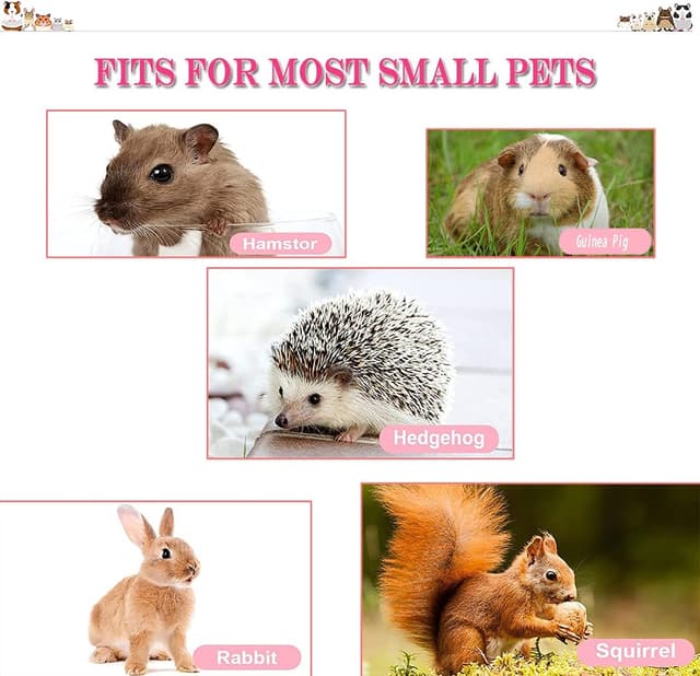 Thumbnail 5 de QeeHeng Small Animal Hanging Hammock Pink