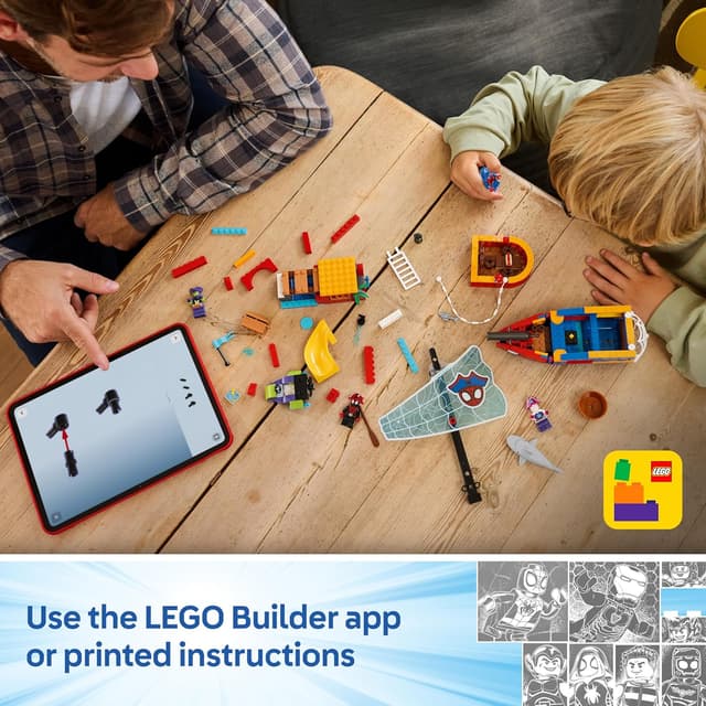 Detalle 2 de LEGO Marvel Team Spidey Pirate Ship (11208) with 2 boats and 4 minifigures