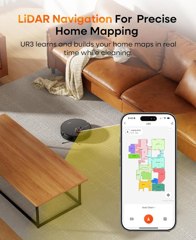 Thumbnail 2 de uninell UR3 Robot Vacuum Cleaner 7000Pa