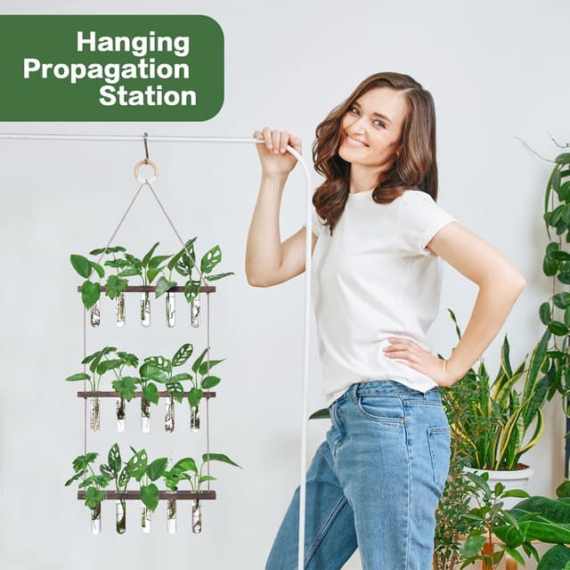 Thumbnail 4 de XXXFLOWER Wall Hanging Propagation Station 15 test tubes