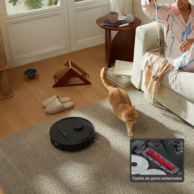 Detalle de Roborock QR 598 con succión 8.000 Pa