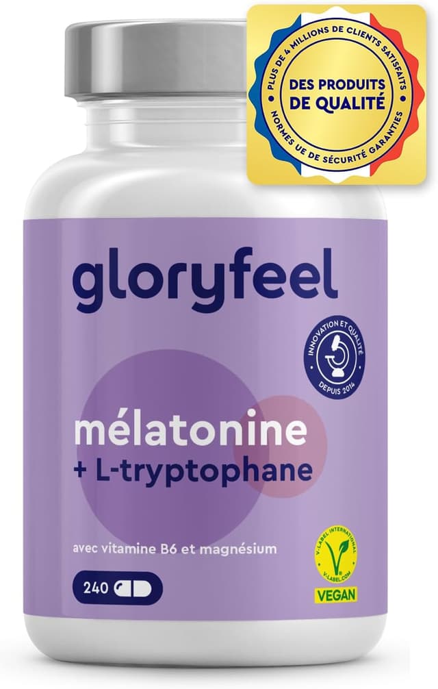 Imagen de Complexe Mélatonine L-Tryptophane 240 gélules en OfertitasTOP