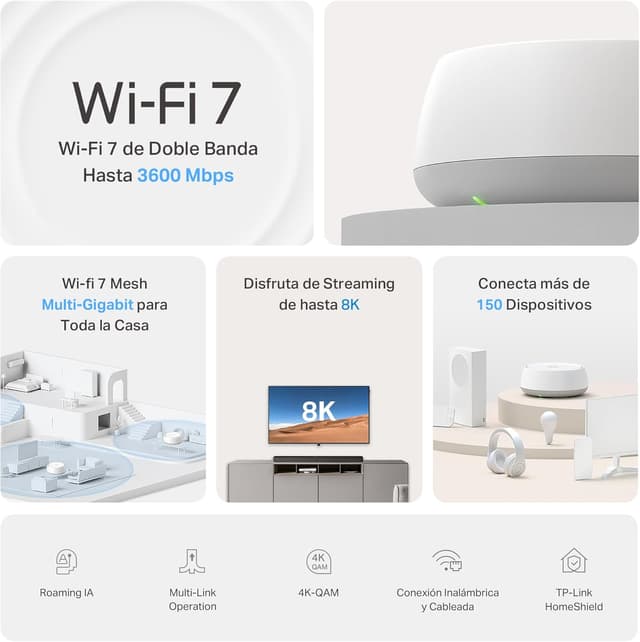 Thumbnail 2 de TP-Link Deco BE3600 3-Pack WiFi 7 hasta 6,6 Gbps
