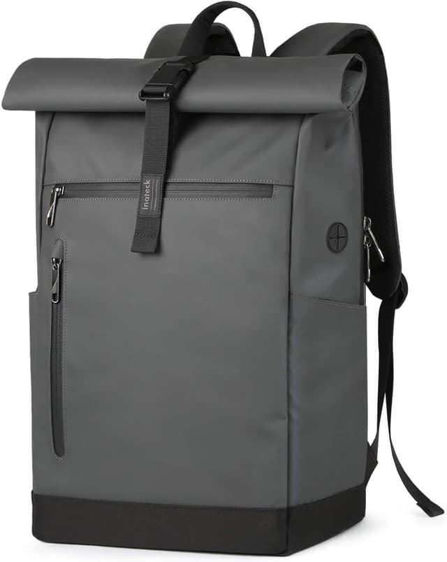Detalle de Inateck RollTop Rucksack 17 Zoll Laptopfach