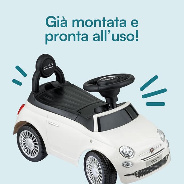 Thumbnail 2 de Baroni Toys Fiat 500 Cavalcabile per bambini
