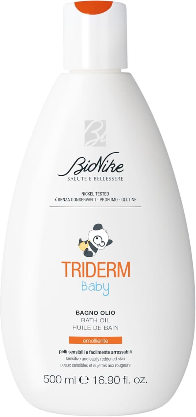 Detalle de Bionike Triderm Baby Bagno Olio 500 ml per neonato e bambino pelli sensibili