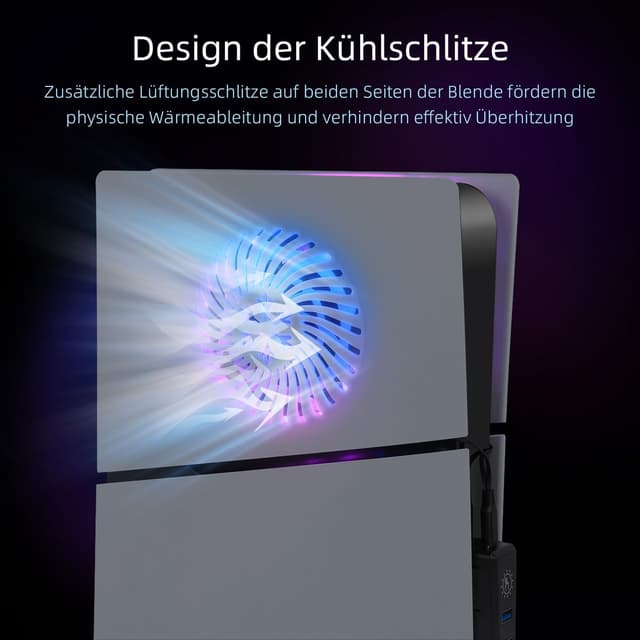 Detalle 2 de Mcbazel PS5 Slim 2 USB RGB