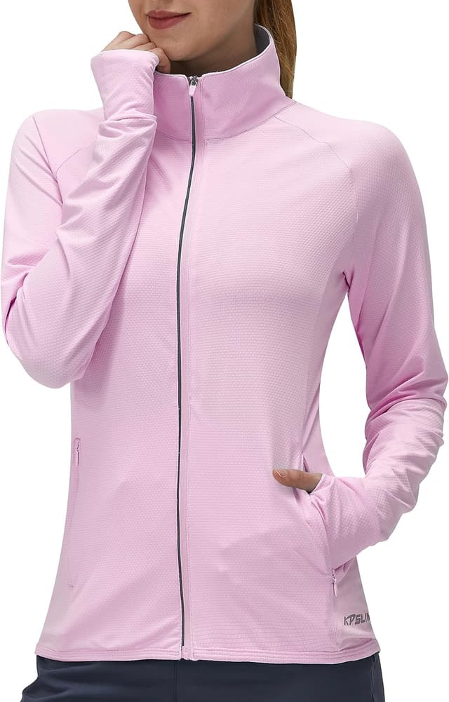 Thumbnail 6 de KPSUN Women’s UPF 50+ Long Sleeve UV Sun Protection Zip Hiking Shirt Jacket