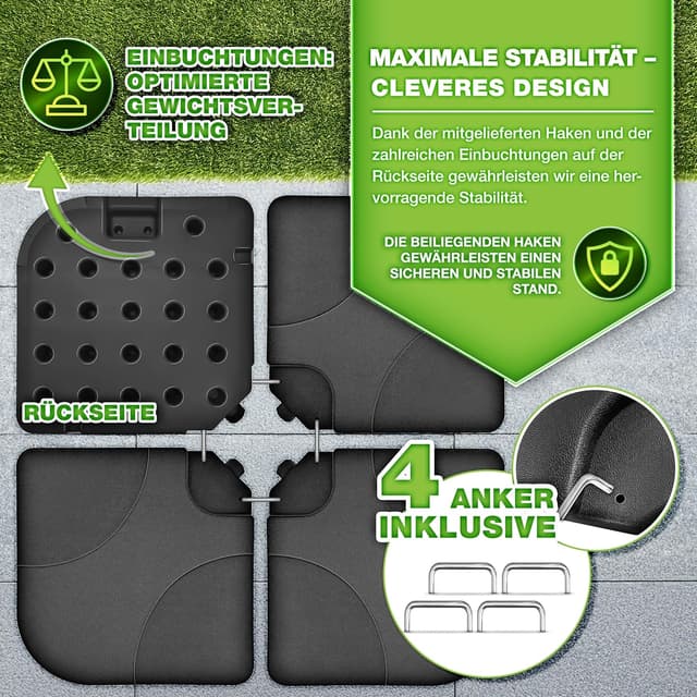 Thumbnail 4 de tillvex Sonnenschirmständer 60 L / 80 kg