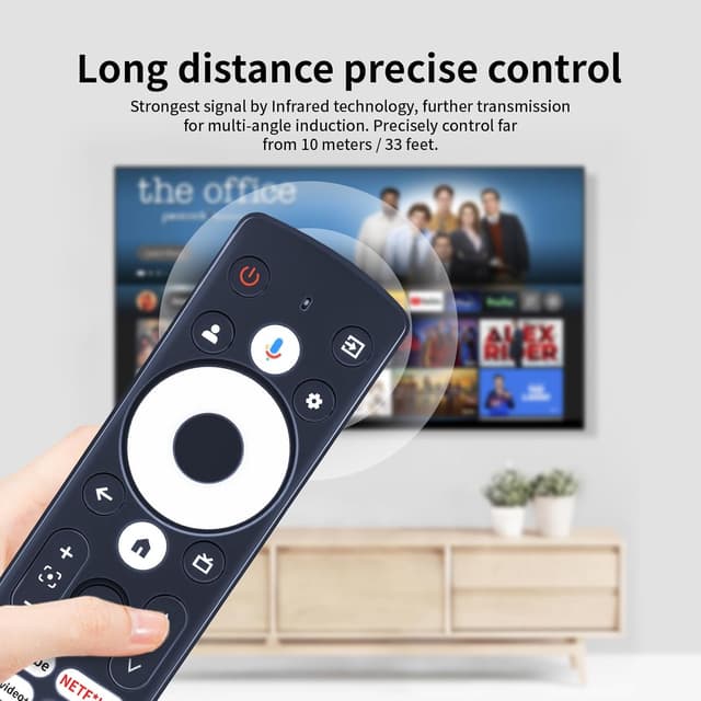 Detalle 2 de TCNOUMT Replacement Remote Control for Aurzen BOOM D005 & mini TV smart projectors