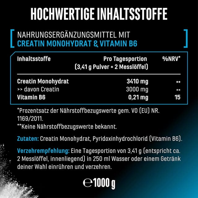 Thumbnail 5 de German Elite Nutrition Creatin Pulver 1kg