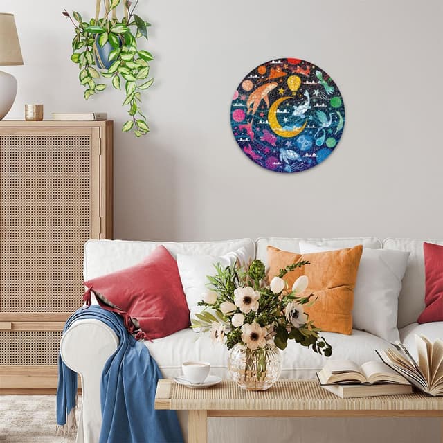 Detalle de Ravensburger Puzzle adulte rond 500 pièces « Rêves » (Circle of Colors) – 12000818