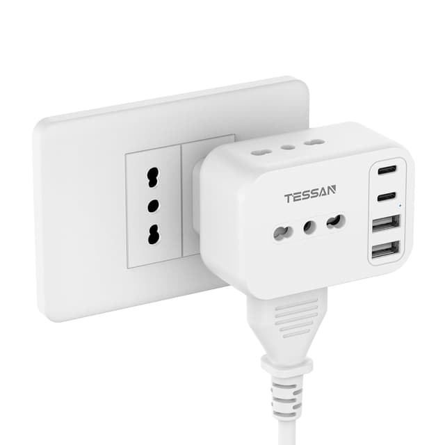 Detalle de TESSAN Presa Multipla Salvaspazio 7 in 1