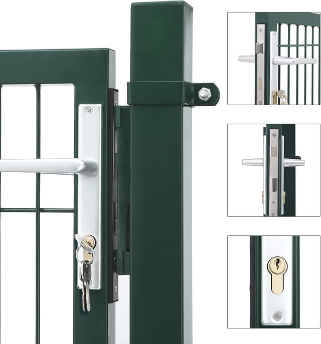 Detalle 2 de Portillon de jardin grillagé 106 x 150 cm