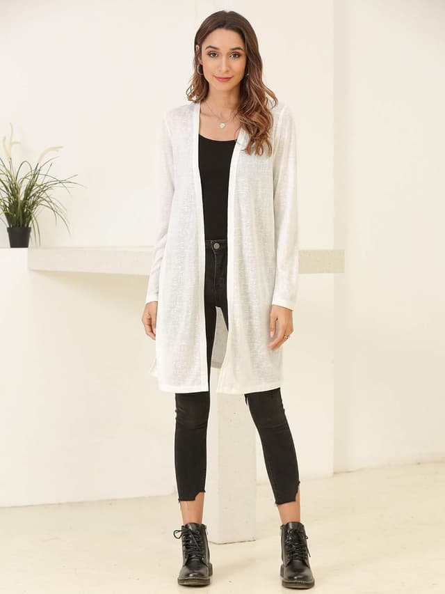 Detalle 2 de MessBebe Lang Cardigan Damen Dünn