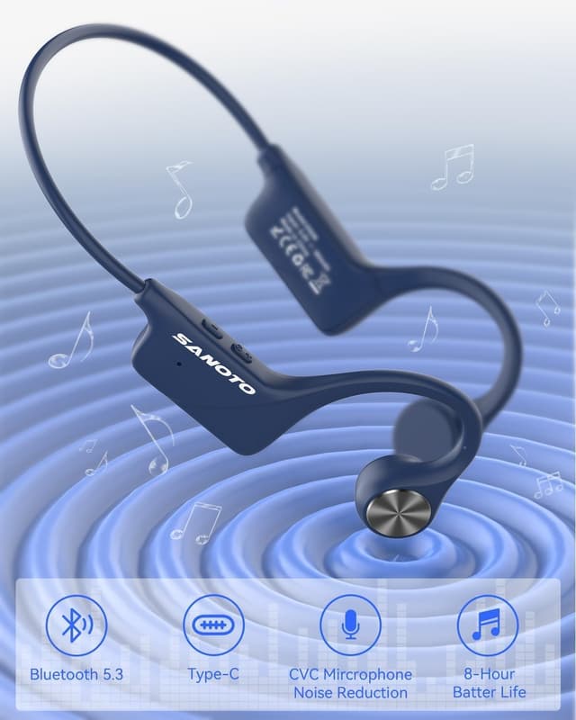 Thumbnail 4 de SANOTO Bone Conduction Headphones 29g