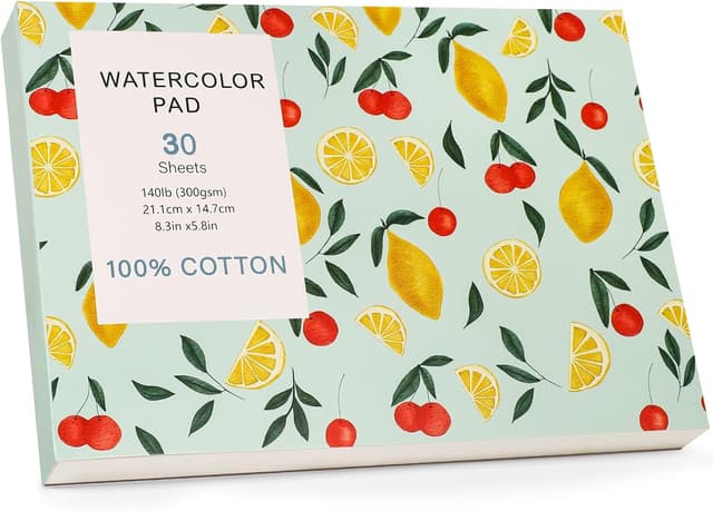 Detalle de WSICSE Watercolour Paper Pad 300GSM A5