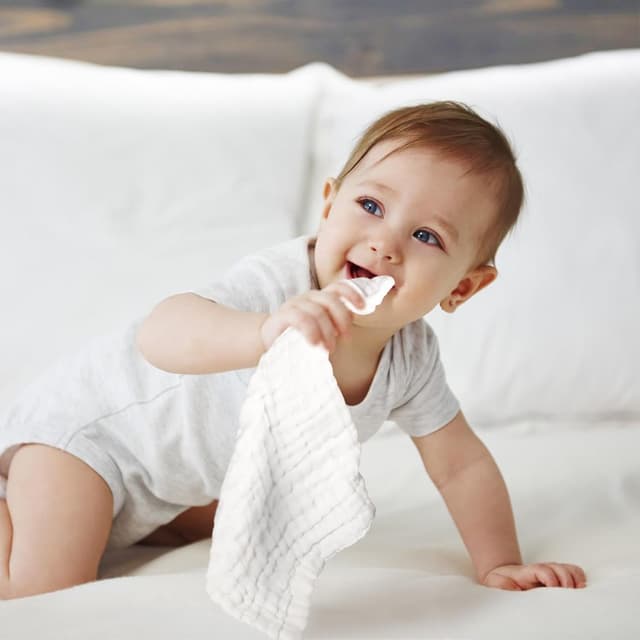 Thumbnail 6 de Lanjue 12x12 Muslin Cloths 8-pack for babies