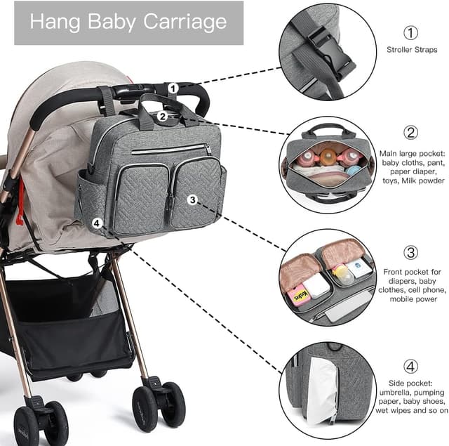 Thumbnail 4 de Kono Sac à Langer Fourre-tout 32×12×26 cm