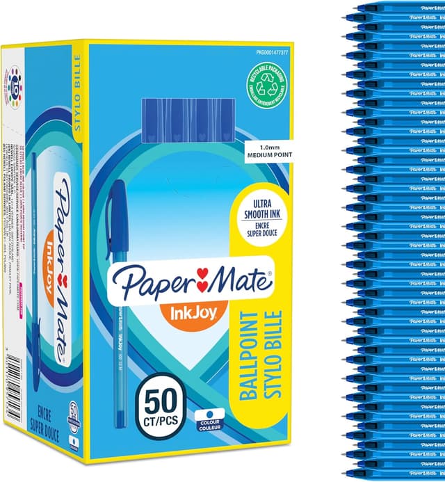 Detalle de Paper Mate InkJoy 100ST stylo bleu 50