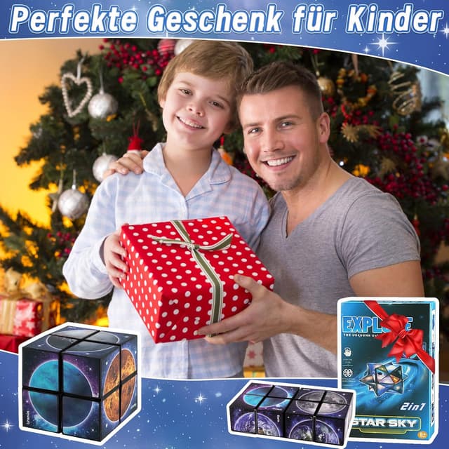 Thumbnail 6 de Infinity Cube Zauberwürfel 2‑in‑1 Spielzeug ab 6 Jahren