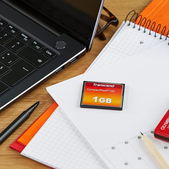 Detalle 2 de Transcend 133X - CompactFlash 1 GB para tus recuerdos 📸
