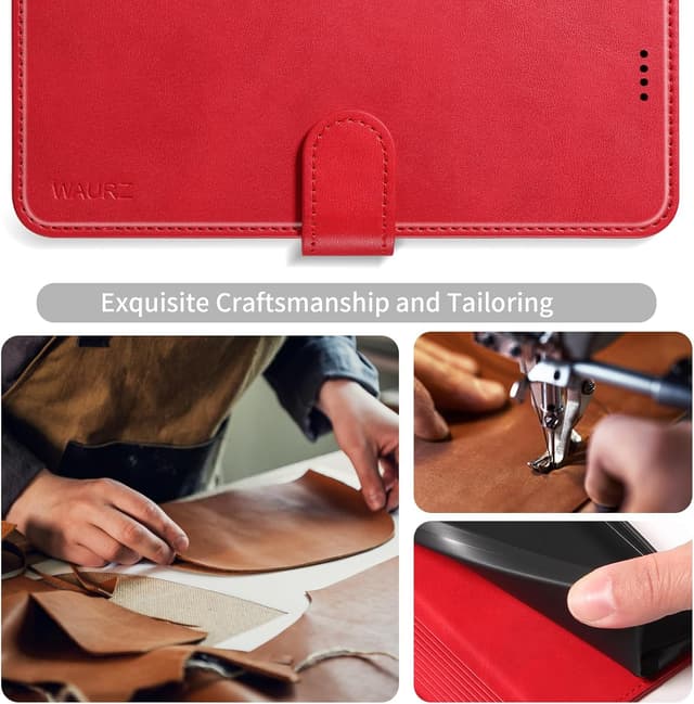 Detalle de WAURZ Cover Redmi Note 14 4G in pelle