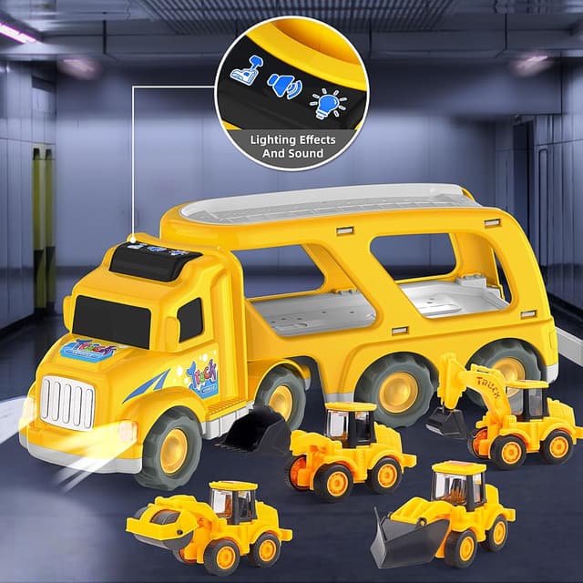 Thumbnail 5 de Veslier 5-in-1 Construction Truck Toy