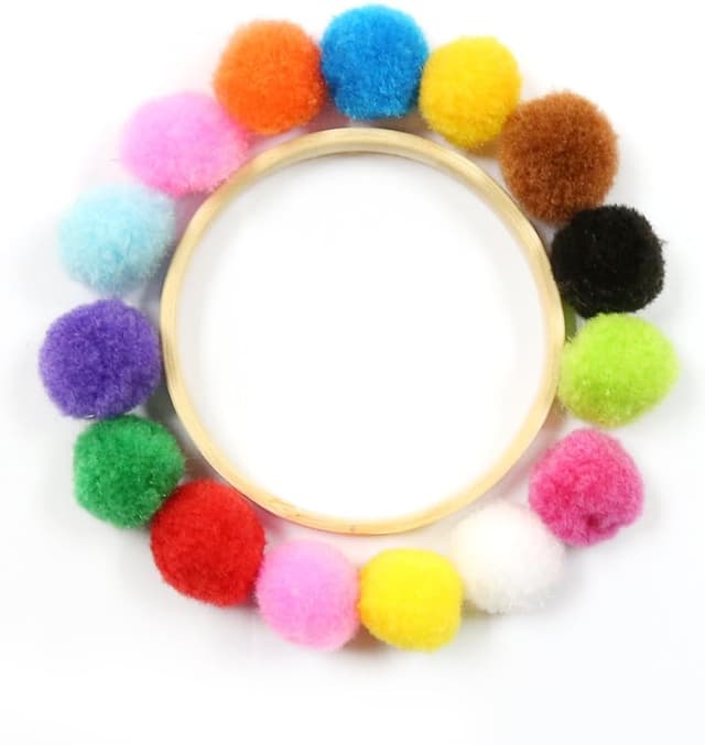 Thumbnail 4 de Caydo 300 Pcs 2.5 cm Pom Poms