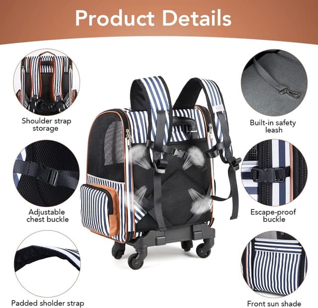 Thumbnail 4 de Lekespring Hunderucksack 2-in-1 mit Trolley