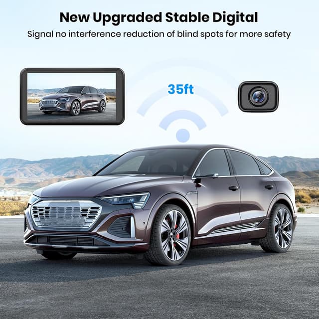 Detalle 2 de AUTO-VOX W12 5" HD 1080P reversing kit