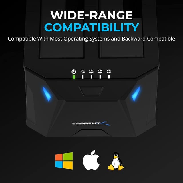 Thumbnail 4 de SABRENT EC-HD2B docking station 20+TB đź—„